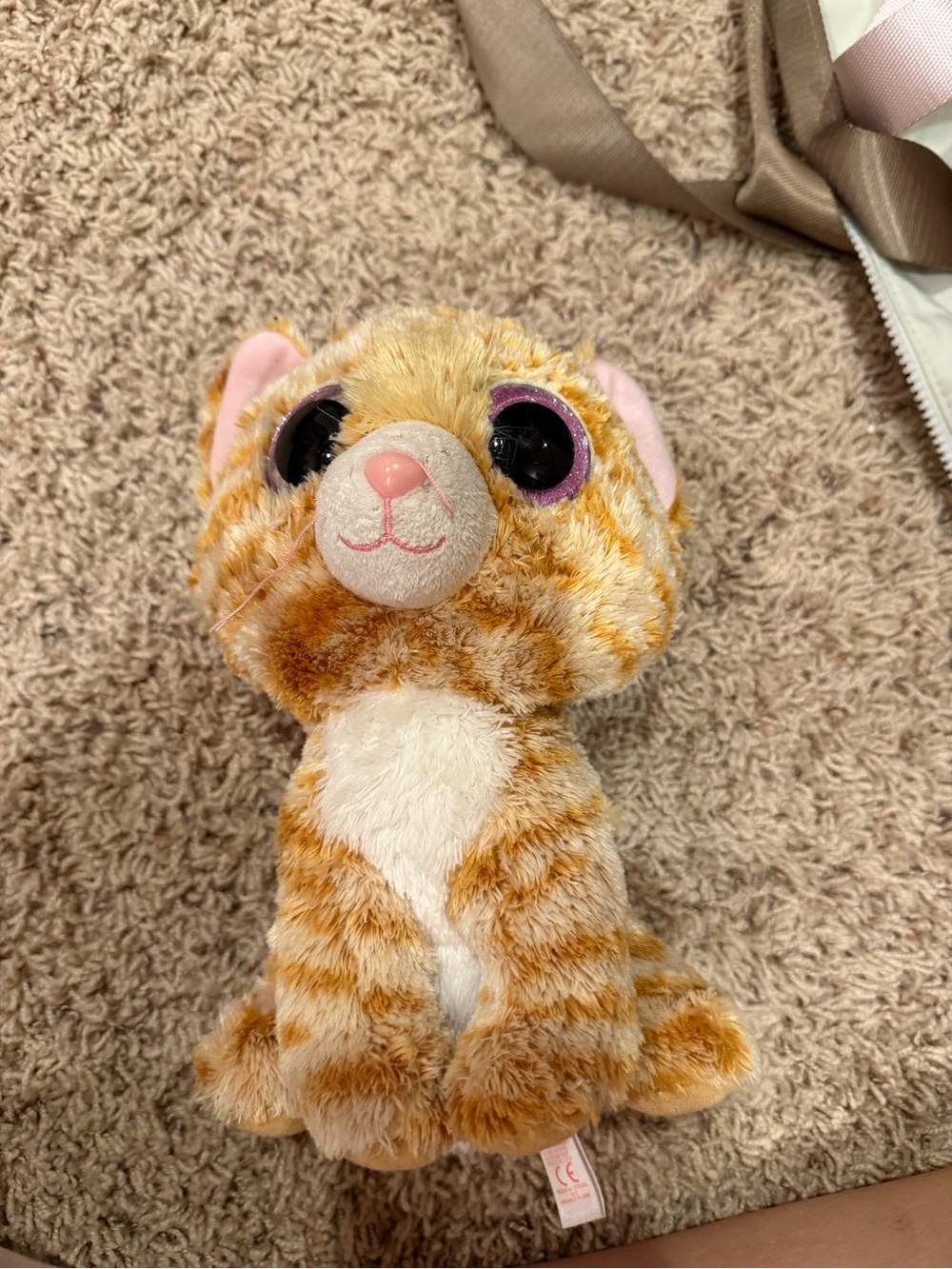 Ty Orange Tabby Plush Cat Tabitha